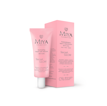 Miya Secret Glow rozświetlający krem z witaminami All-in-One (30 ml)