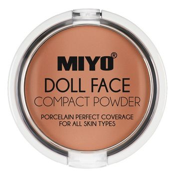 MIYO Doll Face Compact Powder puder matujący do twarzy 04 Camel 7.5g