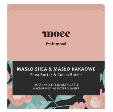 Moee Fruit Mood masełko do demakijażu Masło Shea & Masło Kakaowe 100ml