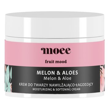 Moee Fruit Mood nawilżająco-łagodzący krem do twarzy Melon & Aloes 50ml