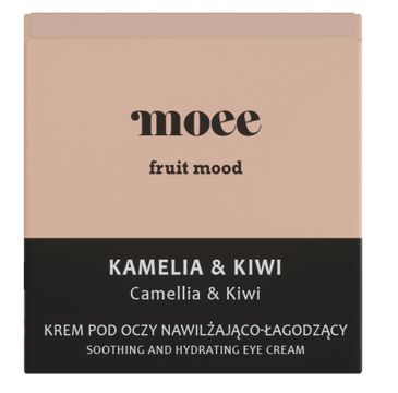 Moee Fruit Mood nawilżająco-łagodzący krem pod oczy Kamelia & Kiwi 30ml