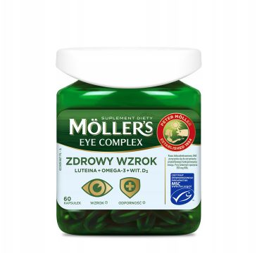 Möller's Eye Complex zdrowy wzrok suplement diety (60 kapsułek)