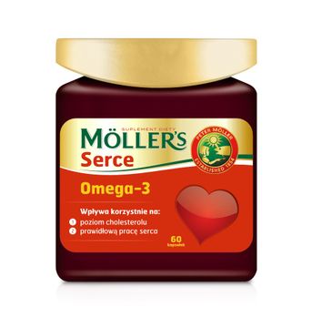 Möller's Serce Omega-3 suplement diety (60 kapsułek)