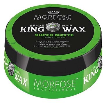 Morfose Brave Hair King Wax wosk do stylizacji włosów Super Matte (175 ml)