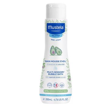Mustela Multi-Sensory Bubble Bath płyn do kąpieli dla dzieci i niemowląt 200ml