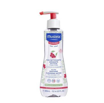 Mustela No-Rinse Soothing Cleansing Water oczyszczający płyn dla dzieci (300 ml)