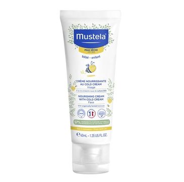 Mustela Nourishing Cream With Cold Cream nawilżający i relaksujący krem dla dzieci (40 ml)