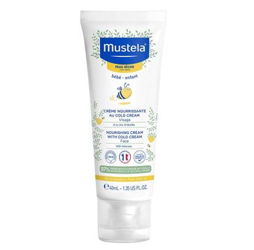 Mustela Nourishing Cream With Cold Cream nawilżający i relaksujący krem dla dzieci (40 ml)