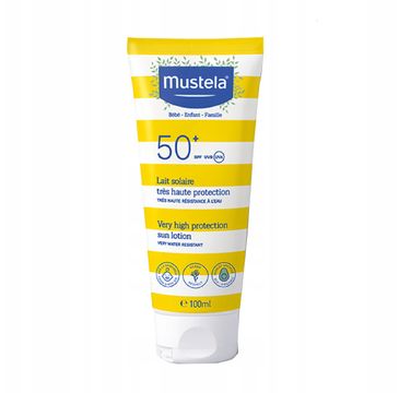 Mustela SPF50 Mineral Sunscreen Lotion przeciwsłoneczne mleczko do skóry wrażliwej 100ml