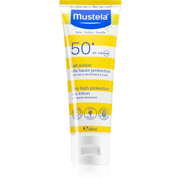 Mustela SPF50 Mineral Sunscreen Lotion przeciwsłoneczne mleczko do skóry wrażliwej 40ml
