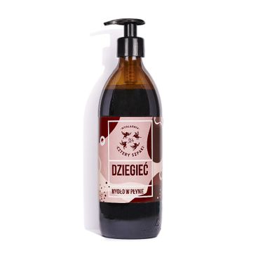 Mydlarnia Cztery Szpaki Naturalne mydło w płynie Dziegieć (500 ml)