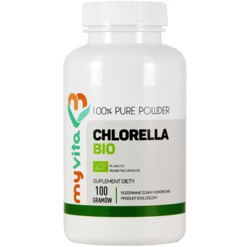 Myvita Chlorella Bio suplement diety w proszku 100g