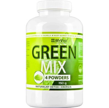 Myvita Green Mix naturalny detox i energia suplement diety 150g