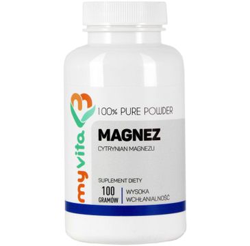 Myvita Magnez suplement diety w proszku 100g