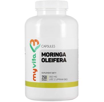 Myvita Moringa Oleifera 350mg suplement diety 250 kapsułek