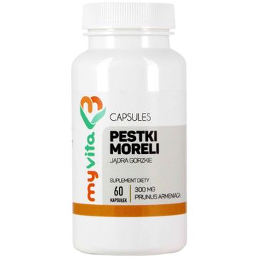 Myvita Pestki Moreli 300mg suplement diety 60 kapsułek