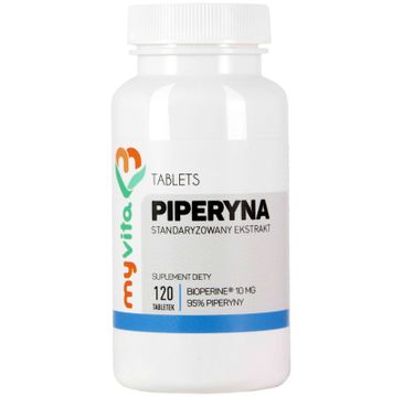 Myvita Piperyna 10mg suplement diety 120 tabletek