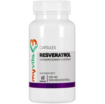 Myvita Resveratrol 50% 250mg suplement diety 60 kapsułek