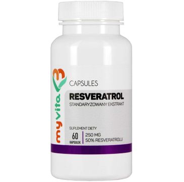 Myvita Resveratrol 50% 250mg suplement diety 60 kapsułek