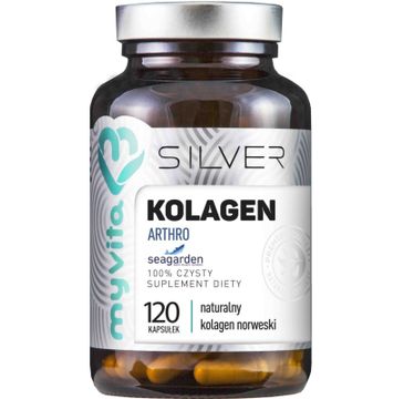 Myvita Silver Kolagen Arthro 100% czysty suplement diety 120 kapsułek