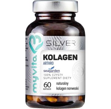 Myvita Silver Kolagen Arthro 100% czysty suplement diety 60 kapsułek