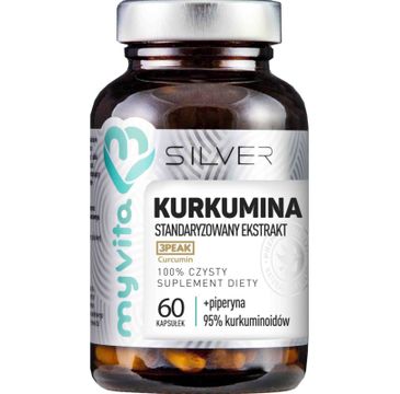 Myvita Silver Kurkumina 100% czysty suplement diety 60 kapsułek