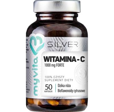 Myvita Silver Witamina C Forte 1000mg 100% czysty suplement diety 50 kapsułek