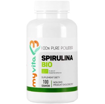 Myvita Spirulina Bio suplement diety w proszku 100g