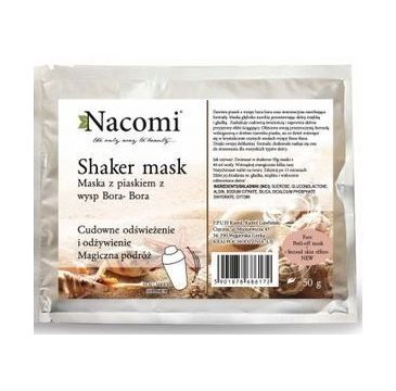 Nacomi Shaker Mask maska z piaskiem z wysp Bora Bora (25 g)