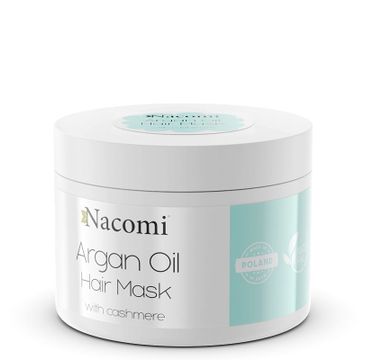 Nacomi Argan Oil Hair Mask maska do włosów z olejem arganowym i proteinami kaszmiru (200 ml)