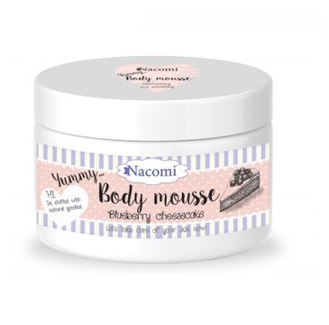 Nacomi Body Mousse  mus do ciała Sernik z Borówkami (180 ml)