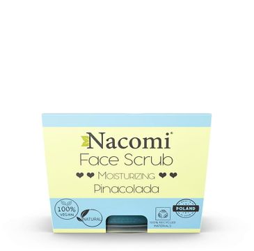 Nacomi Face Scrub peeling nawilżający do twarzy i ust Pinacolada (80 g)