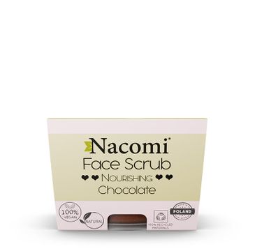 Nacomi Face Scrub Chocolate peeling nawilżający do twarzy i ust (80 g)