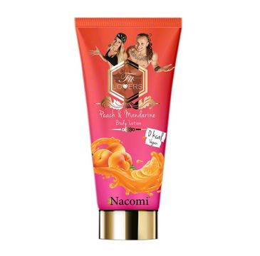 Nacomi Fit Lovers Body Lotion Vegan antycellulitowy balsam do ciała Brzoskwinia & Mandarynka (200 ml)