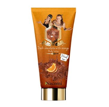 Nacomi Fit Lovers Body Lotion Vegan antycellulitowy balsam do ciała Gorzka Czekolada z Pomarańczą (200 ml)