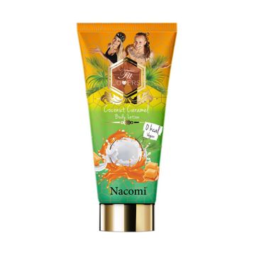 Nacomi Fit Lovers Body Lotion Vegan antycellulitowy balsam do ciała Kokos & Karmel (200 ml)