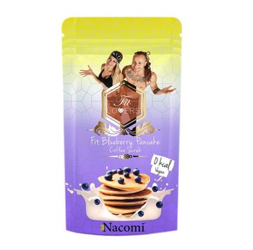 Nacomi Fit Lovers Coffee Scrub Vegan peeling kawowy Borówkowe Pankejki (125 g)