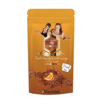 Nacomi Fit Lovers Coffee Scrub Vegan peeling kawowy Gorzka Czekolada z Pomarańczą (125 g)