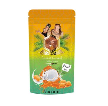 Nacomi Fit Lovers Coffee Scrub Vegan peeling kawowy Kokos & Karmel (125 g)