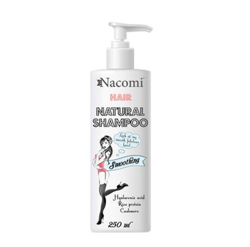 Nacomi Hair Natural Shampoo wygładzająco-nawilżający szampon do włosów (250 ml)