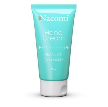 Nacomi Hand Cream Argan Oil Rejuvenating krem do rąk odmładzający (85 ml)