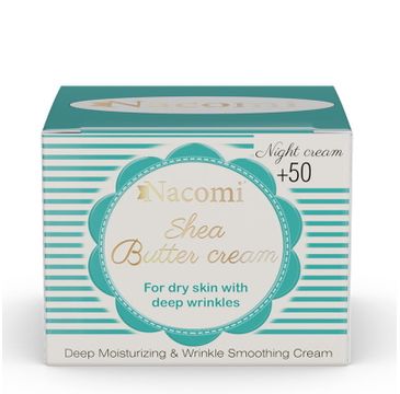 Nacomi Shea Butter Cream krem z masłem shea na noc +50 (50 ml)