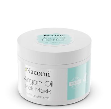 Nacomi Argan Oil Hair Mask maska do włosów z olejem arganowym i proteinami kaszmiru (200 ml)