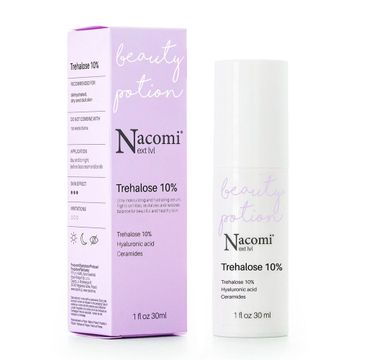 Nacomi Next Level Trehalose 10% nawilżające serum do twarzy (30 ml)