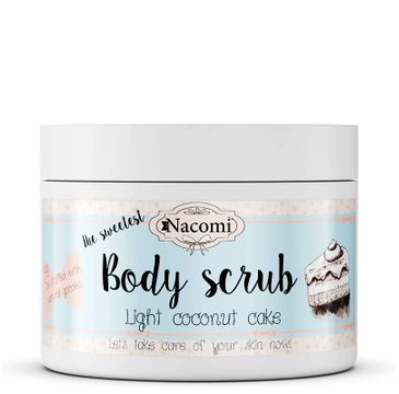 Nacomi Body Scrub peeling do ciała Light Coconut Cake (180 g)