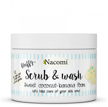 Nacomi Scrub & Wash peeling piankowy do ciała Coconut-Banana Foam (180 ml)