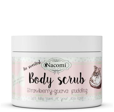 Nacomi Body Scrub peeling do ciała Strawberry-Guava Pudding (200 ml)