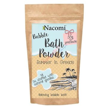 Nacomi Bubble puder do kąpieli Greckie Lato (150 ml)