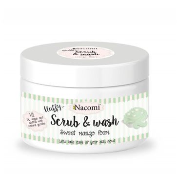 Nacomi Scrub & Wash pianka peelingująco-myjąca Sweet Mango (180 ml)