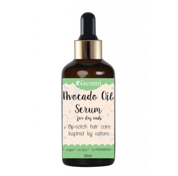 Nacomi Avokado Oil serum na końcówki włosów z olejem awokado (50 ml)